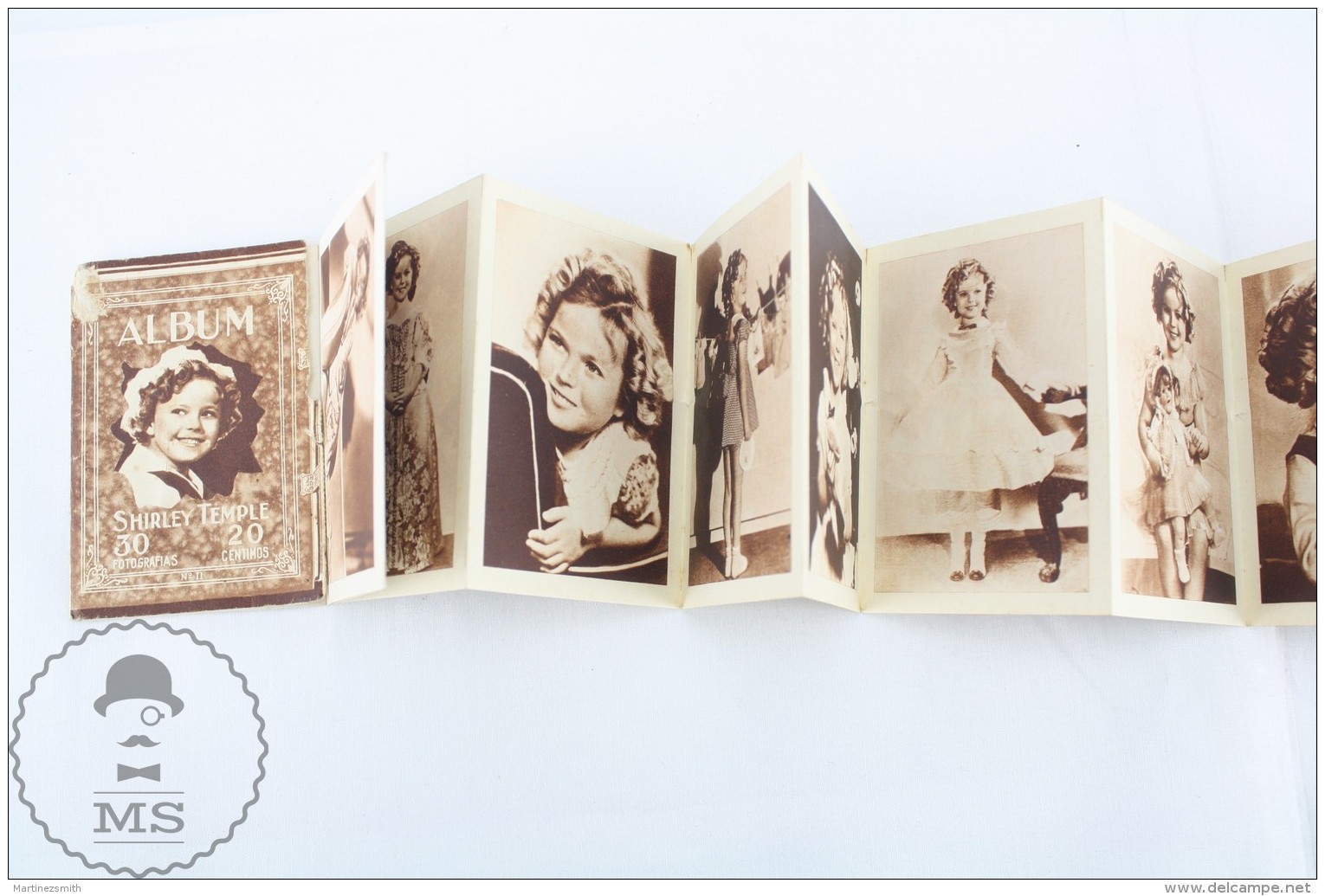 Old Trading Card Folder/ Chromo Topic/ Theme Cinema/ Movie - Actress: Shirley Temple - Sonstige & Ohne Zuordnung