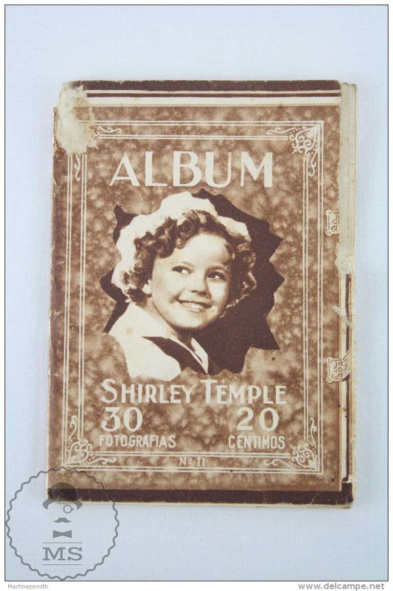 Old Trading Card Folder/ Chromo Topic/ Theme Cinema/ Movie - Actress: Shirley Temple - Sonstige & Ohne Zuordnung