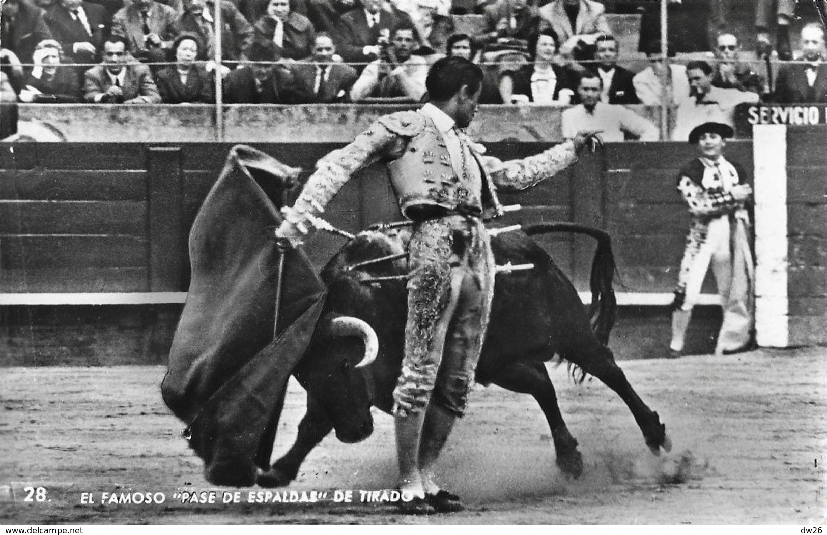 Corrida De Toros - El Famoso "Pase De Esmeraldas" De Tirado - Carte N° 28 - Corrida