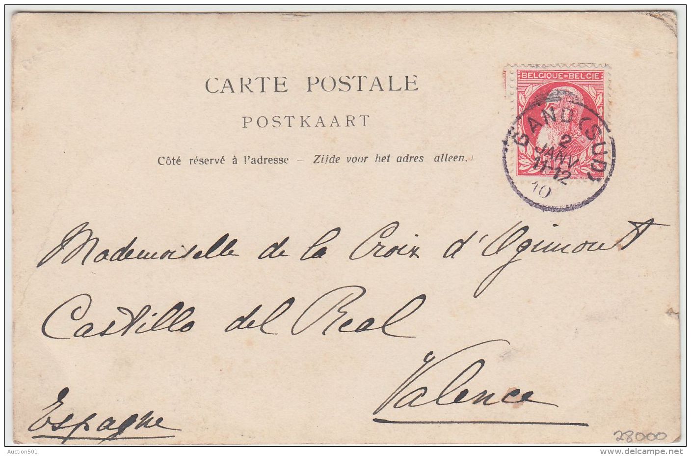 28000g   CHATEAU - KASTEEL - 1910 - Carte Photo - Gent