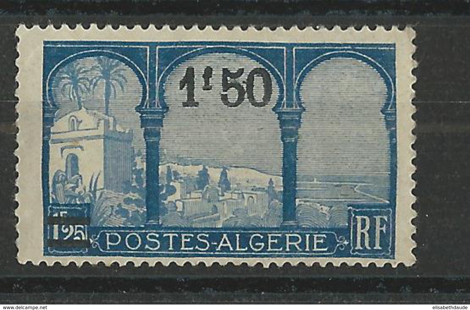 ALGERIE - YVERT N° 77a * MLH VARIETE 5° ARBRE - COTE = 45 EUR. - Neufs