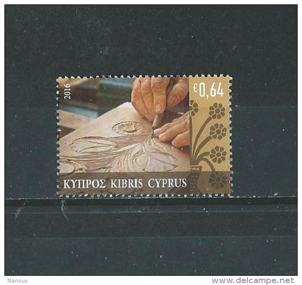 Timbre Oblitére De Chypre 2016 - Used Stamps
