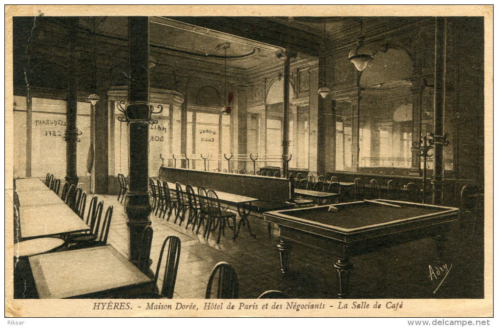 BILLARD(HYERES) HOTEL - Autres & Non Classés