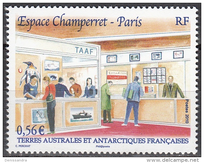 TAAF 2010 Yvert 576 Neuf ** Cote (2017) 2.20 € Stand Du TAAF Au Salon Philatélique De Paris - Unused Stamps