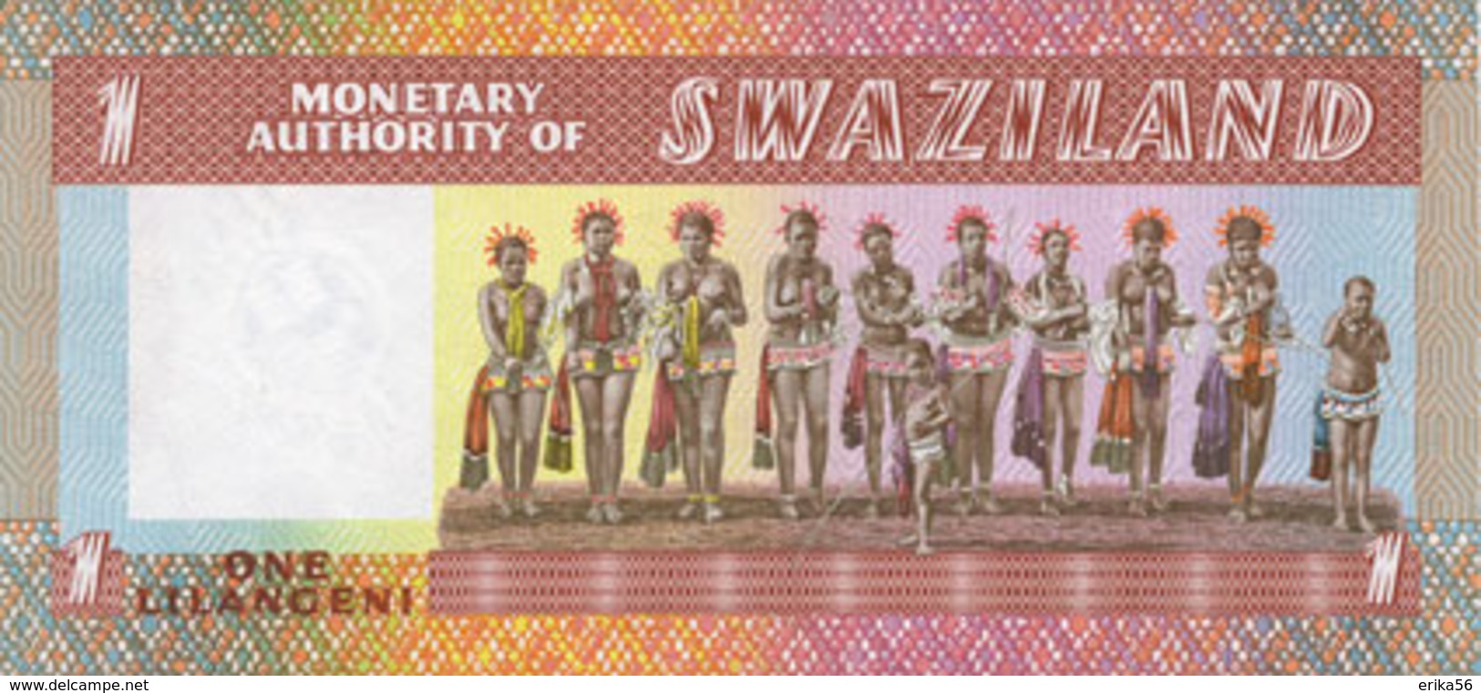 BILLETS  SWAZILAND  1 LILANGENI - Swaziland