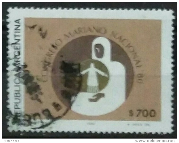 ARGENTINA 1980. CONGRESO MARIANO NACIONAL 80. USADO - USED. - Gebraucht