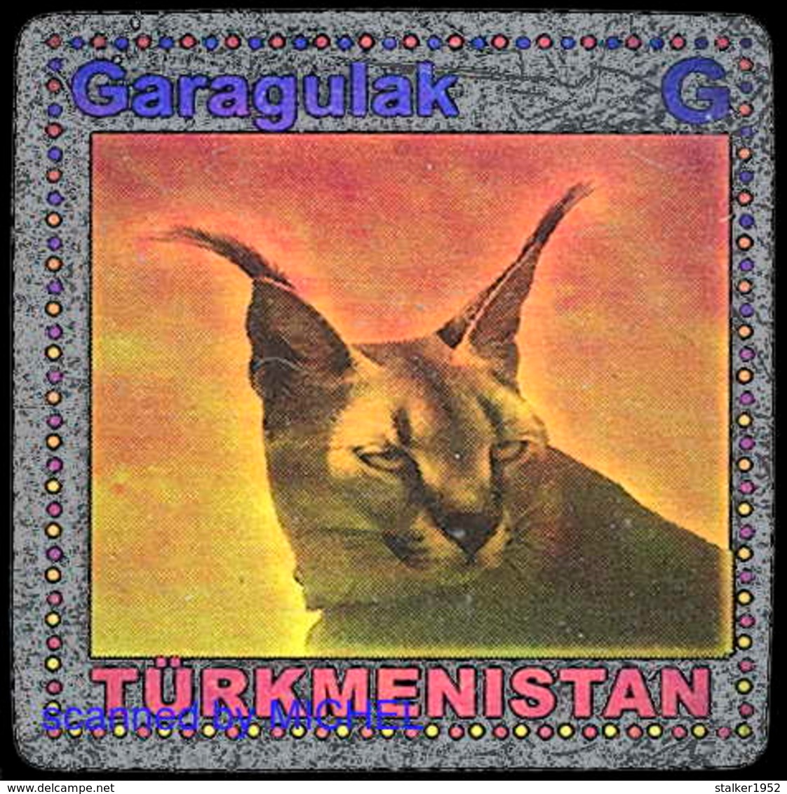 Turkmenistan 2008 Mi 240-246+247-253+254-260 Fauna. Hologram Foil, Self-adhesive / Fauna. Hologrammfolie, Selbstklebend - Autres & Non Classés