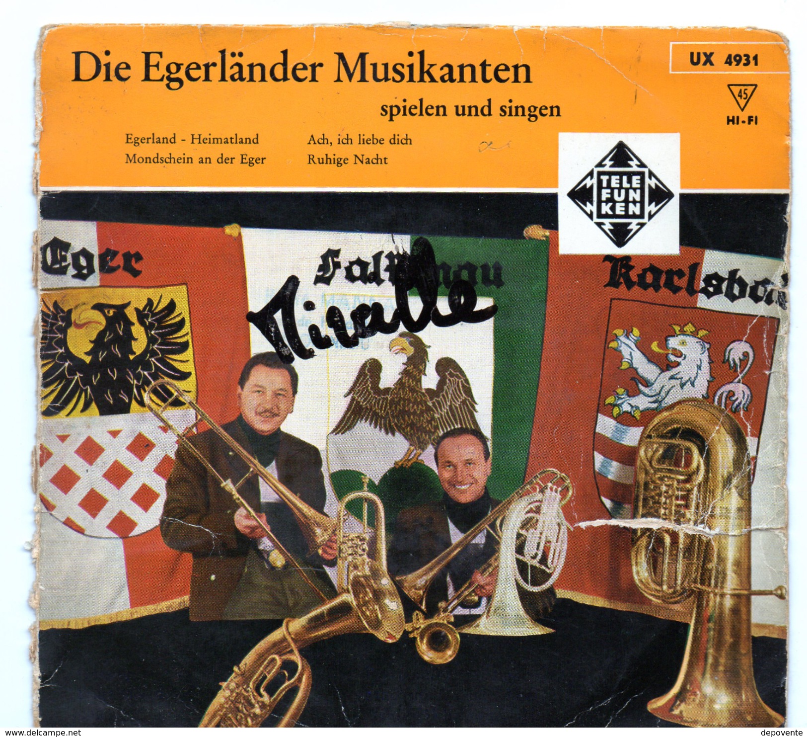 45T : DIE EGERLANDER MUSIKANTEN SPIELEN UND SINGEN - Sonstige - Deutsche Musik