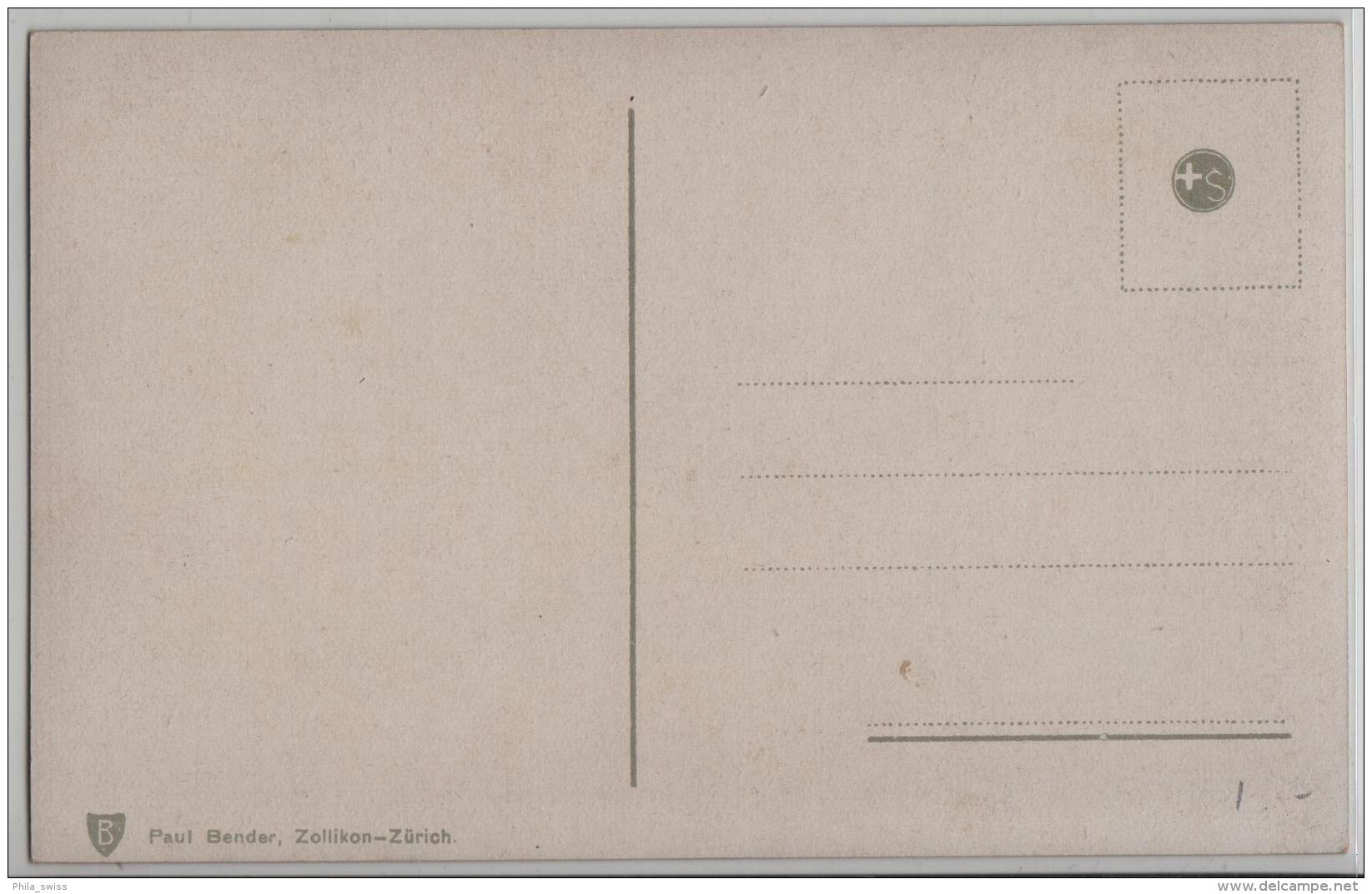 Lago Di Lugano - Gandria Del Pittore Usadel - Litho Steindruck - Autres & Non Classés