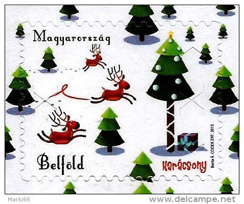 Hungary - 2015 - Christmas - Mint Self-adhesive Stamp - Neufs