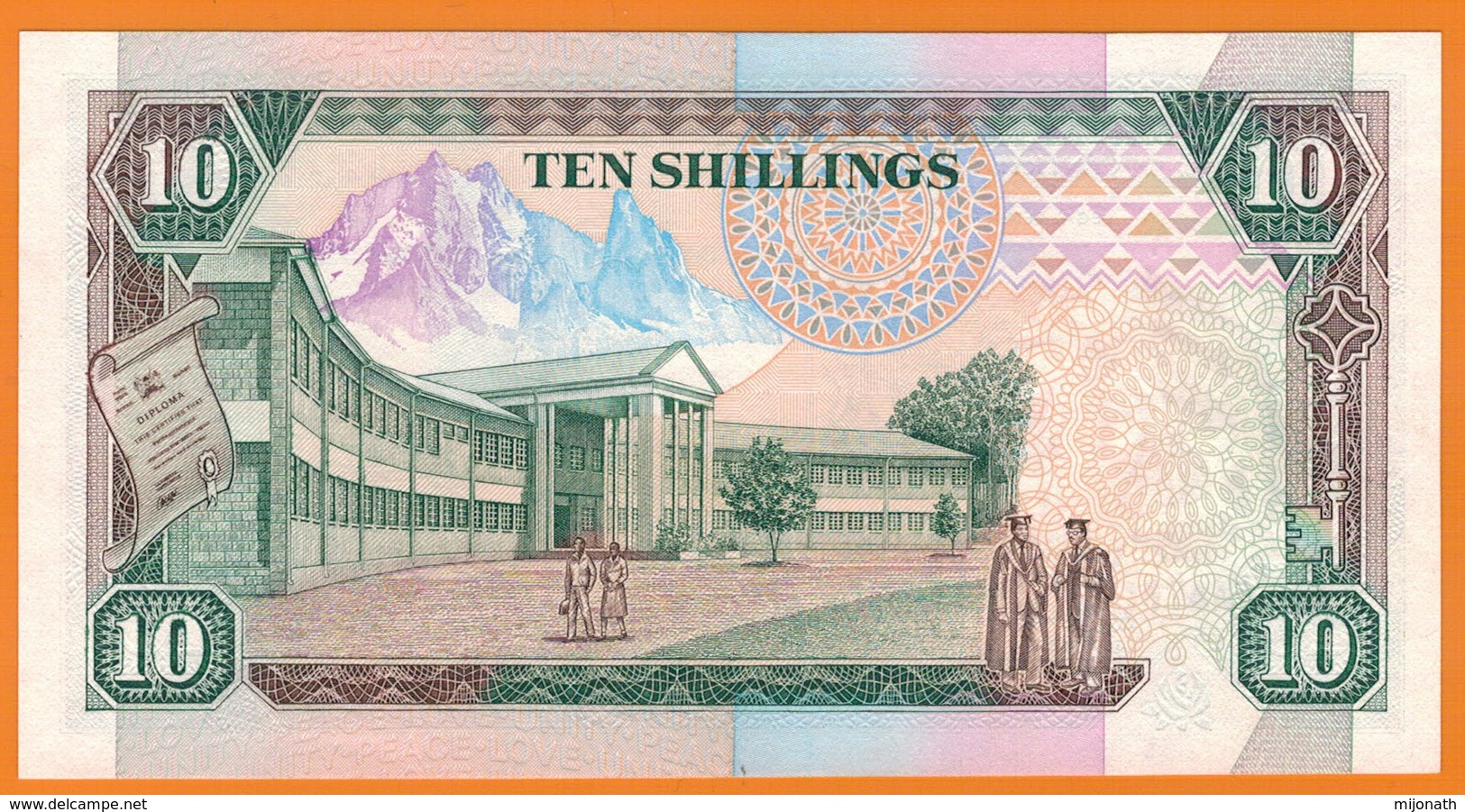 Nu-Kenya-Billet De 10 Shillings De1991 - Neuf - Kenya