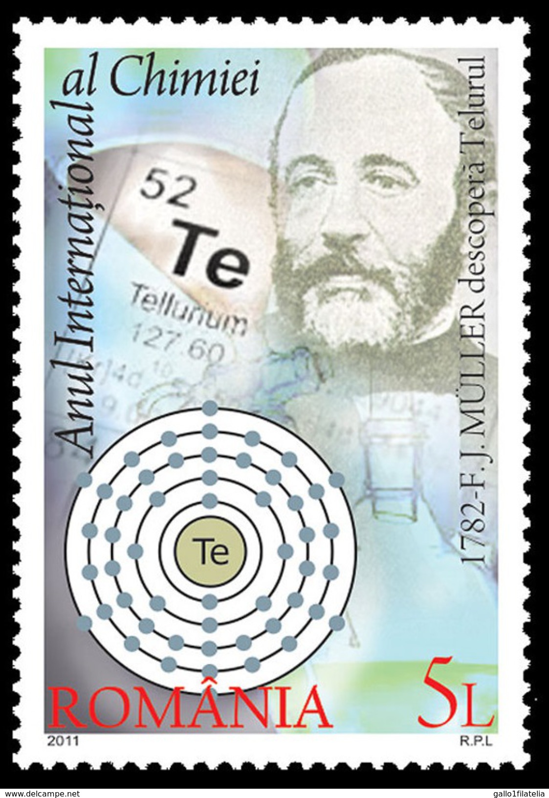 2011 - ROMANIA - ANNO DELLA CHIMICA / YEAR OF CHEMISTRY. MNH - Unused Stamps