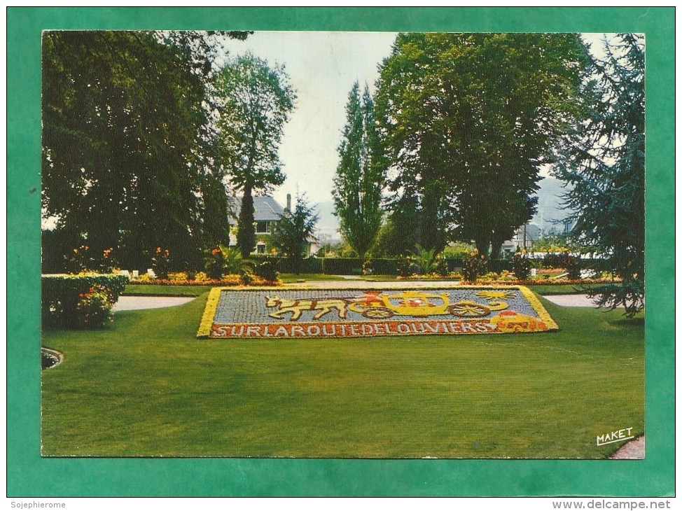 Louviers (27-Eure) Son Jardin Public Avec Son Carrosse En Fleurs 2 Scans 13/03/1986 Saint-Pierre-du-Vauvray - Louviers