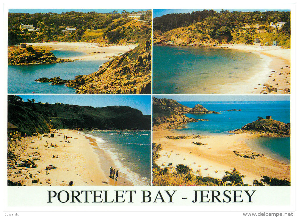 Portelet Bay, Jersey Postcard Posted 2005 Stamp - Other & Unclassified