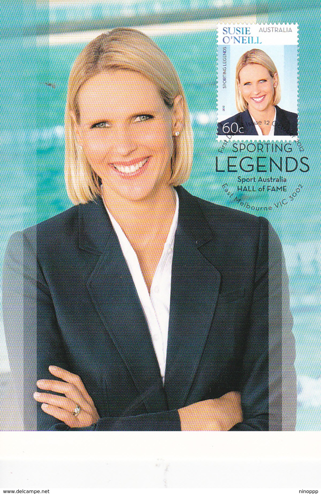 Australia 2012 Sporting Legends ,Susie O'Neill, Maximum Card - Maximum Cards