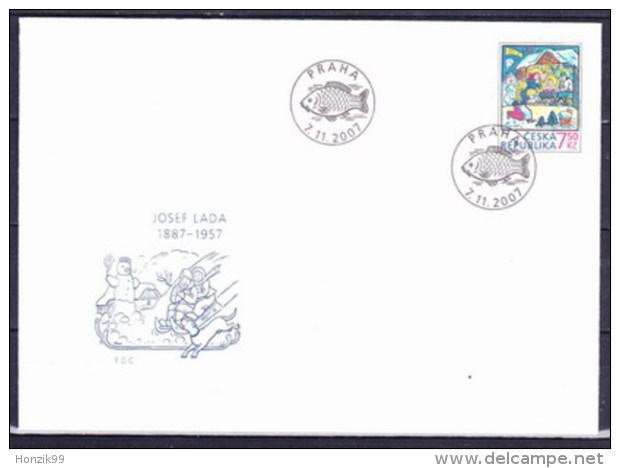 Tchéque République 2007 Mi 535, Envelope Premier Jour (FDC) - FDC