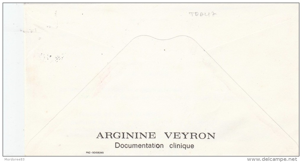 MONACO - FDC MONTE-CARLO 1/2/66 - Publicité ARGININE VEYRON                      TDA47 - Pharmacy