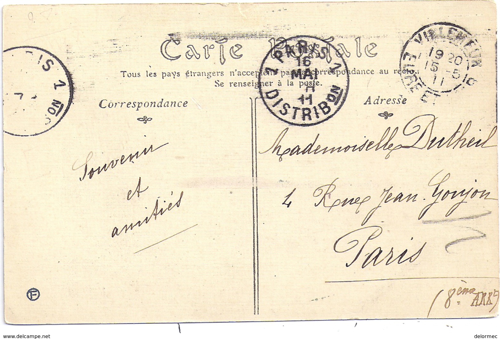 CPA Colorisée Et Tramée Villemeux Eure Et Loir Lavoirs Lavandières écrite Timbrée 1911 - Villemeux-sur-Eure