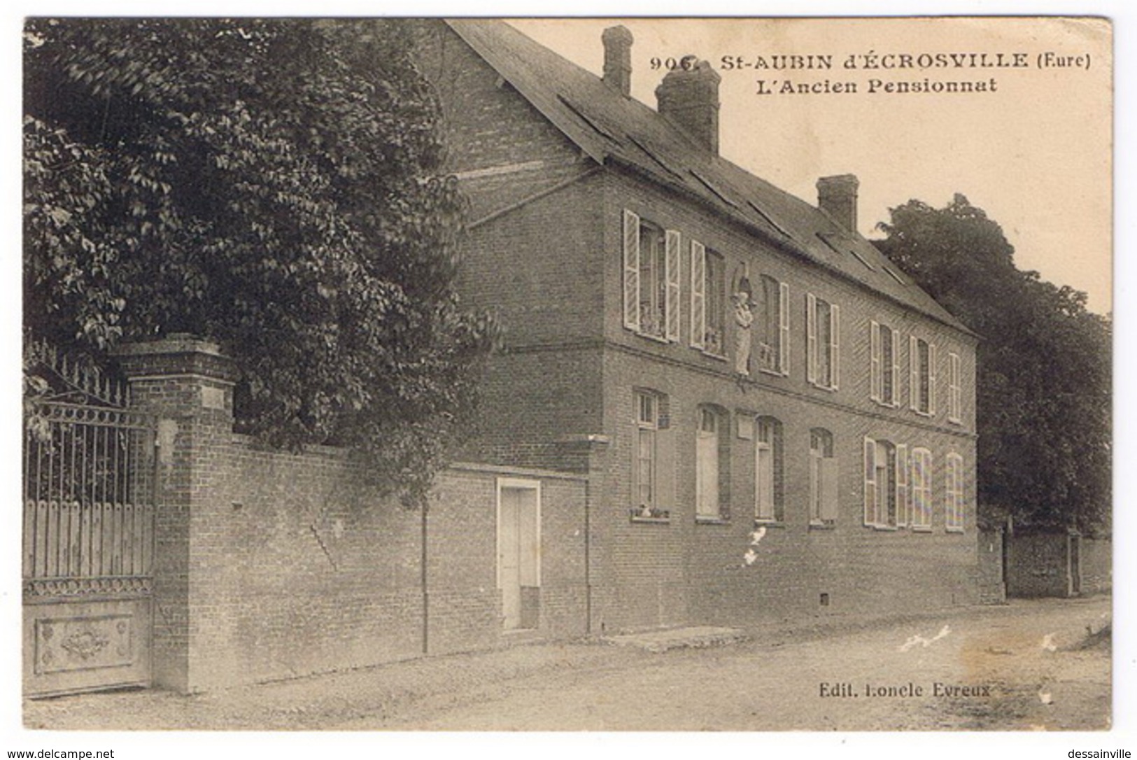 SAINT AUBIN D' ECROSVILLE  L'ancien Pensionnat - Saint-Aubin-d'Ecrosville