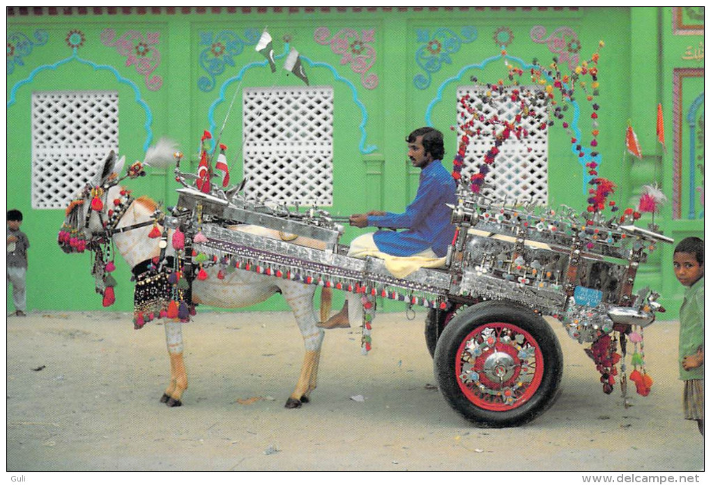 Asie-DONKEY Cart Popular Interior Or Loaning In Sind And Provinces Of  PAKISTAN (âne) (Venus Ageny 255) *PRIX FIXE - Pakistan