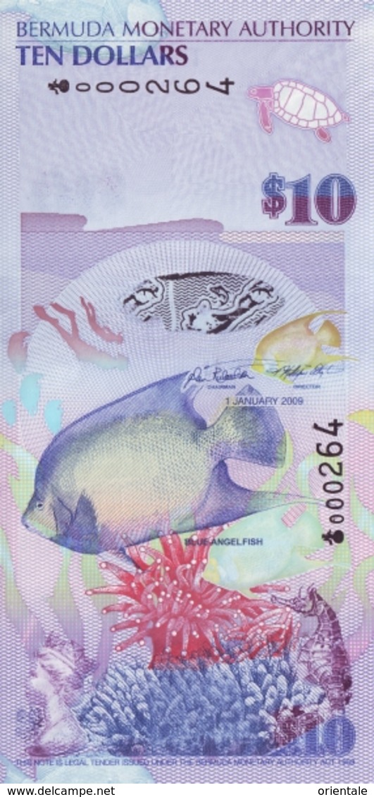 BERMUDA P. 59a 10 D 2009 UNC - Bermudas