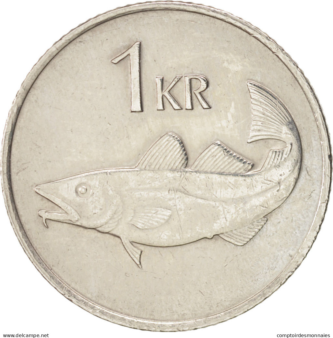 Monnaie, Iceland, Krona, 1981, TTB+, Copper-nickel, KM:27 - Islande