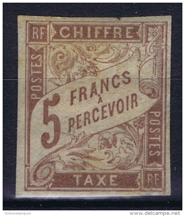 Colonies Francaises: Yv Taxe Nr 17 MH/* Falz/ Charniere - Postage Due