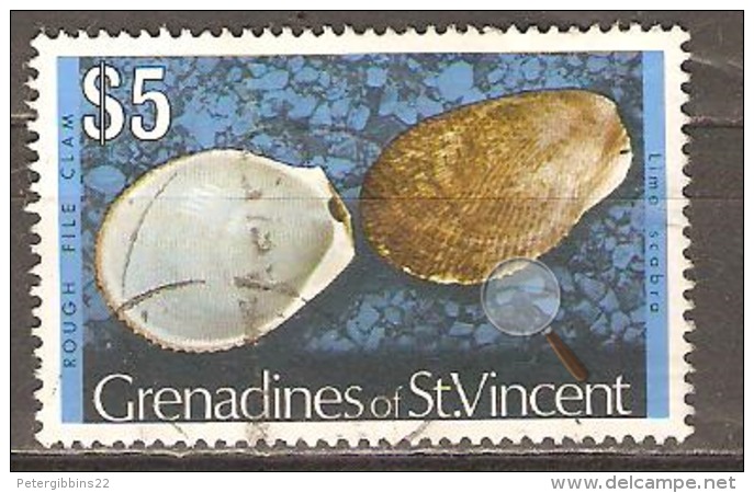 St Vincent & Grenadines 1974 SG 52a  $5. Rough File Clam Fine Used - St.Vincent Und Die Grenadinen