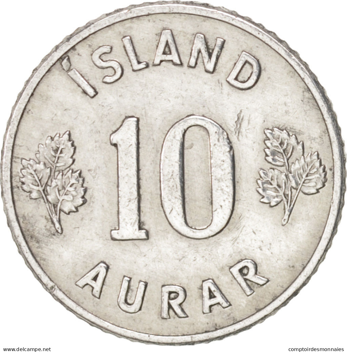 Monnaie, Iceland, 10 Aurar, 1971, TTB+, Aluminium, KM:10a - Islande