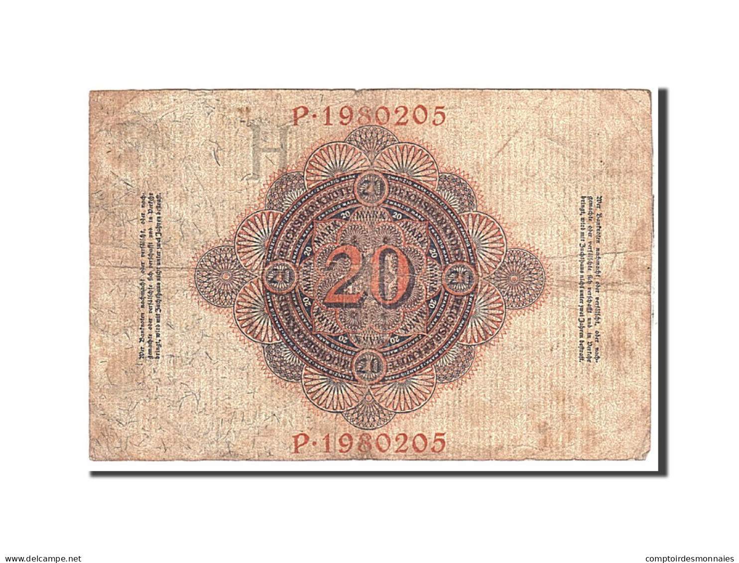 Billet, Allemagne, 20 Mark, 1914, 1914-02-19, KM:46b, TB - 20 Mark