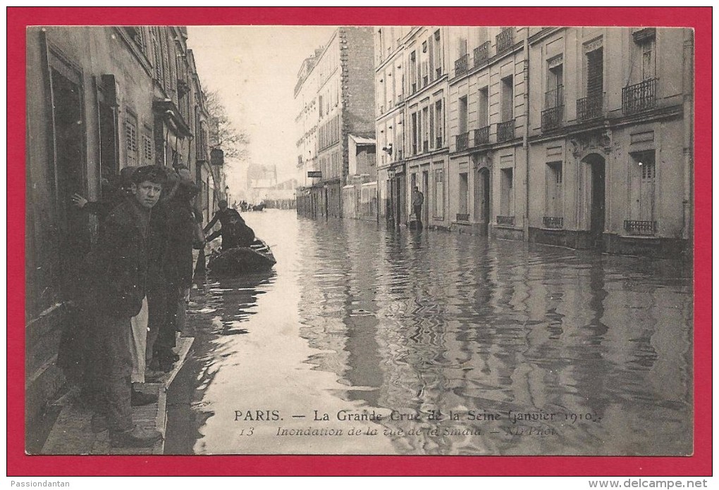 CPA Paris - Crue De La Seine - Janvier 1910 - Rue De La Smala - Inondations De 1910