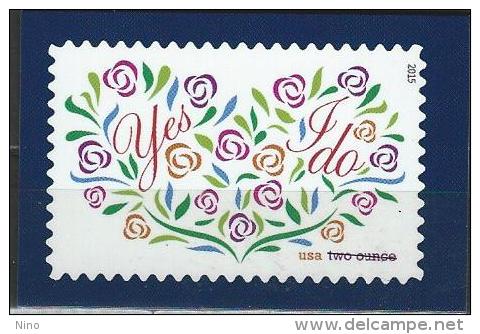 USA. Scott # 5001 MNH For 2 Oz. Letter Magnetic Stamp. Yes I Do. 2015 - Neufs