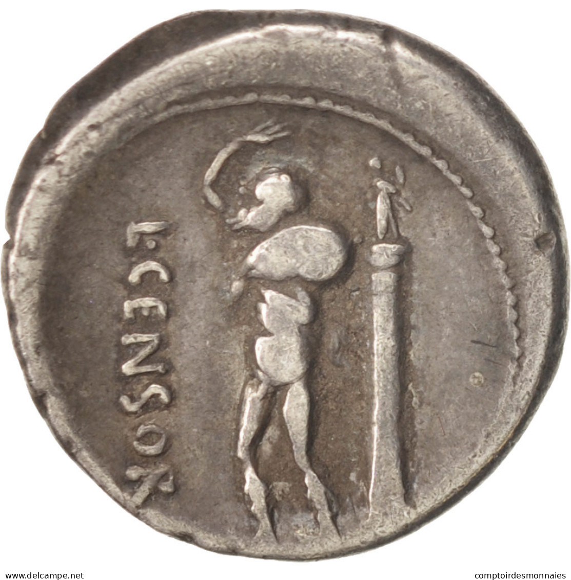 Monnaie, Marcia, Denier, 82 BC, Roma, TTB, Argent, Babelon:24 - República (-280 / -27)