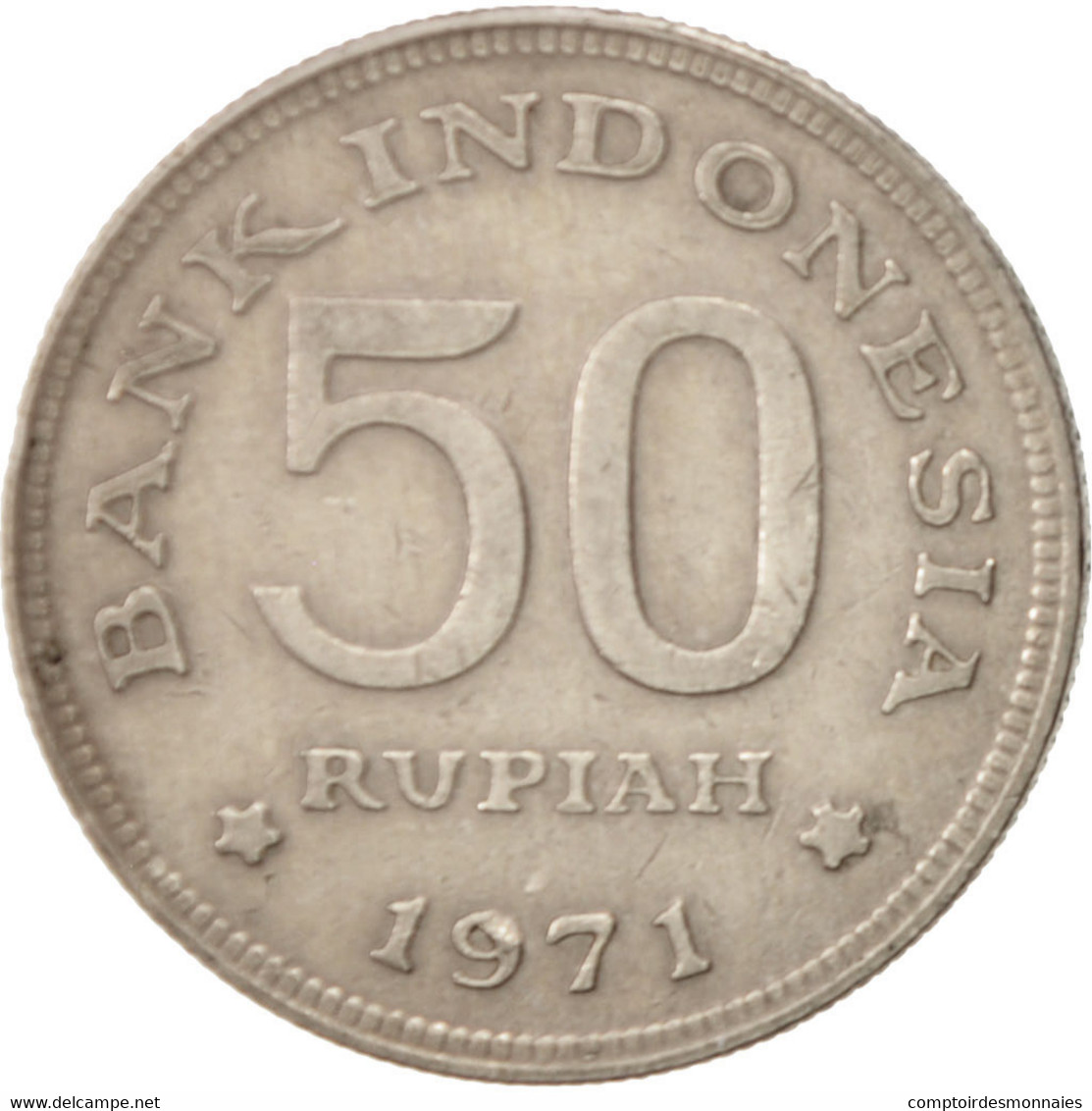 Monnaie, Indonésie, 50 Rupiah, 1971, TTB, Copper-nickel, KM:35 - Indonesien