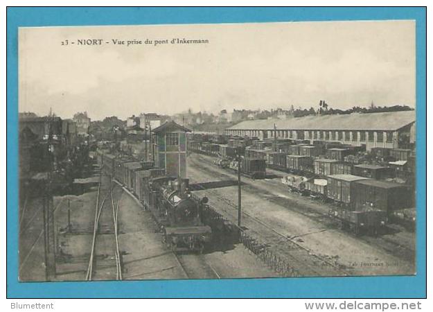 CPA 23 - Chemin De Fer Train Gare NIORT 79 - Niort