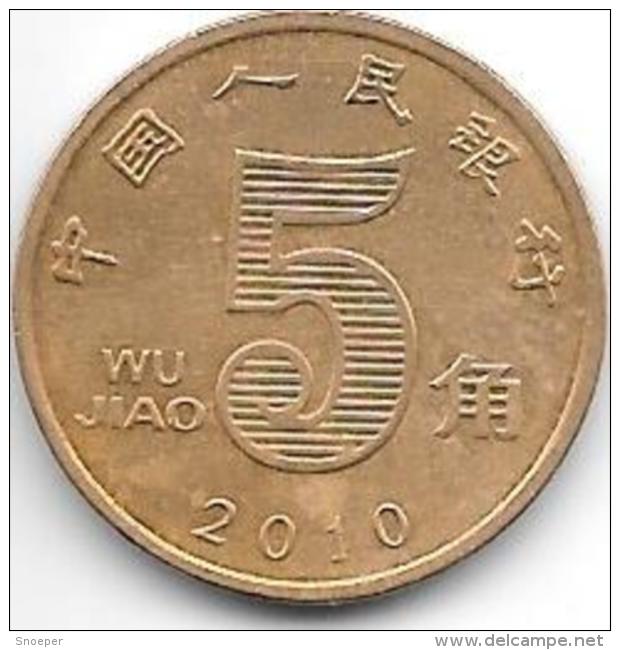 *china 5 Jiao 2010  Km 1411  Unc - Chine