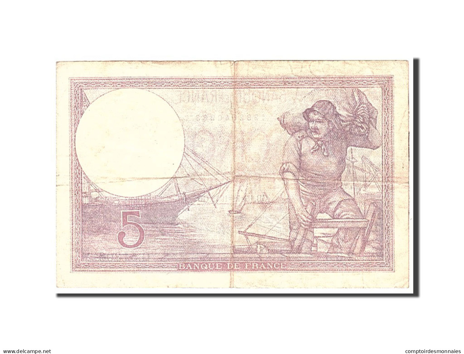 Billet, France, 5 Francs, 1932, 1932-12-15, TTB, KM:72d - 5 F 1917-1940 ''Violet''