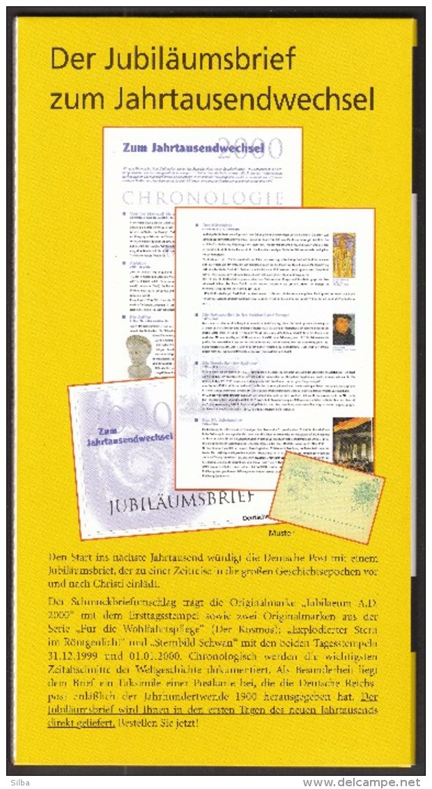 Germany Berlin 1. 1. 2000 / Maxi Cards For Second Millennium / Maxi - Postkarten Zum Jahrtausendwechsel - Other & Unclassified