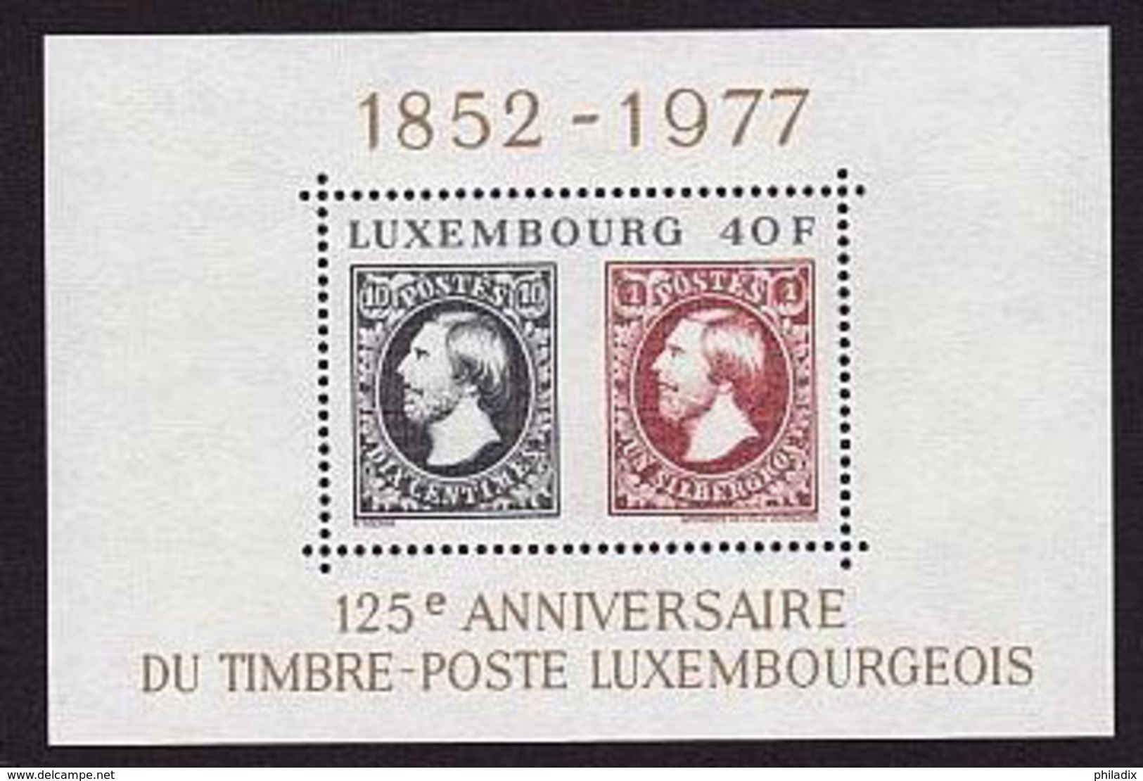 LUXEMBURG Block 10 ** (B-1-258) - Blocs & Feuillets