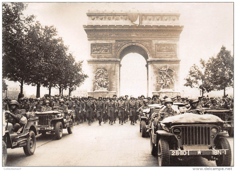 75-PARIS-CHAMPS-ELYSEES- DEFILE DES TROUPES AMERICAINES / AMERICAN TROOPS PARADE IN THE CHAMPS-ELYSEES - Champs-Elysées