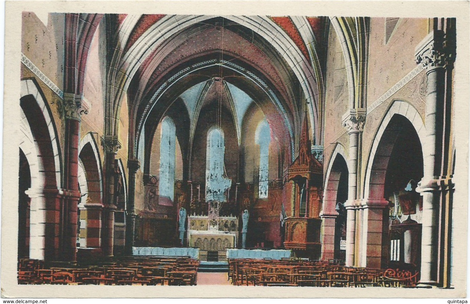 82 - Molières - Intérieur De L'église - Molieres