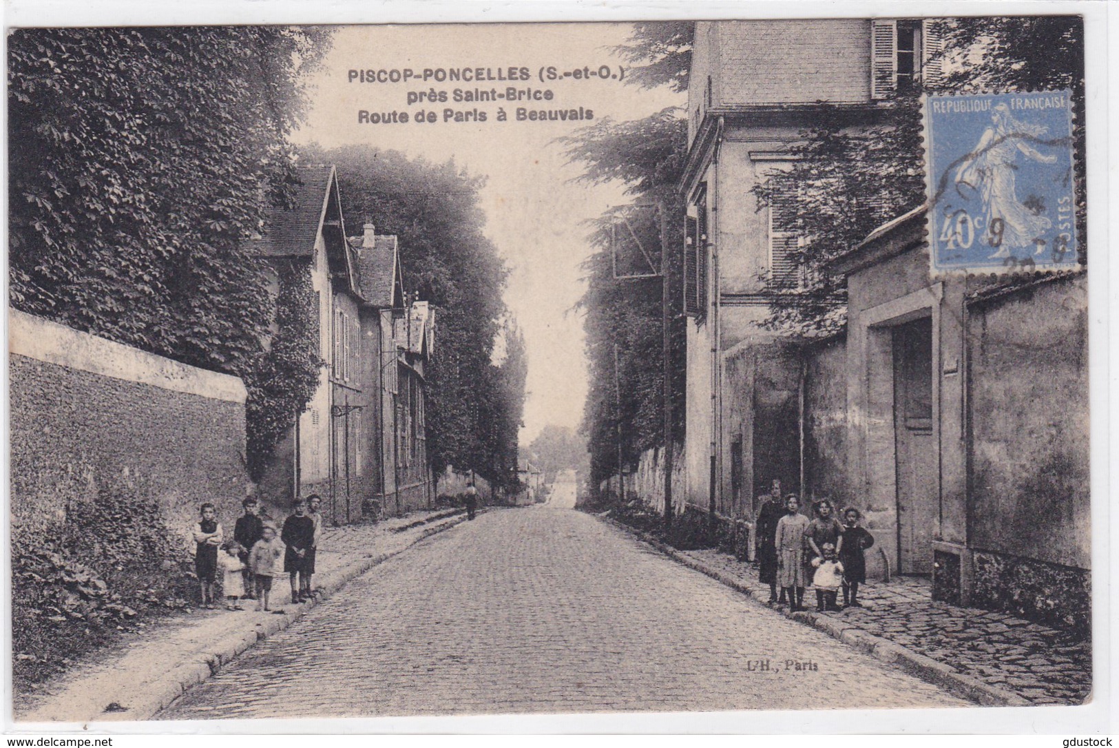 Piscop-Poncelles Près Saint-Brice - Route De Paris à Beauvais - Pontcelles