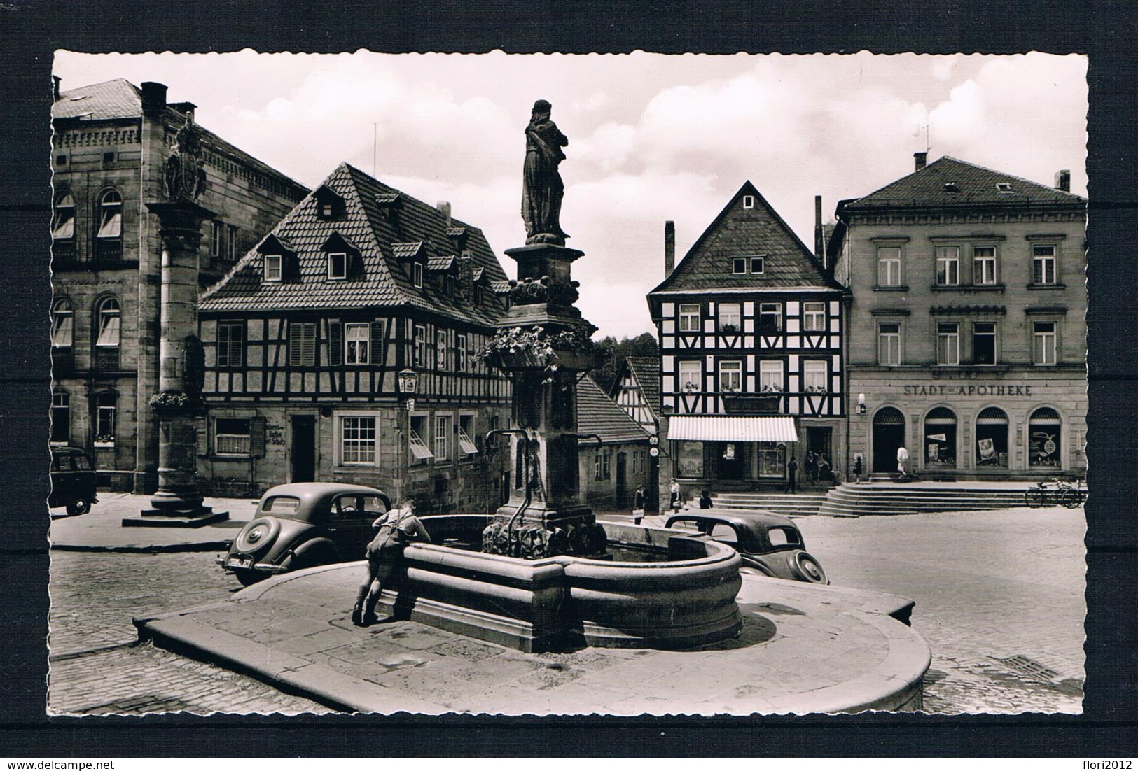 (2117) AK Kronach - Melchior-Otto-Platz - Autos - Kronach