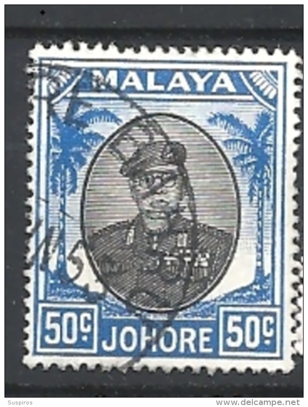 MALESIA   JOHOR       1949 Sultan Ibrahim    Used - Johore