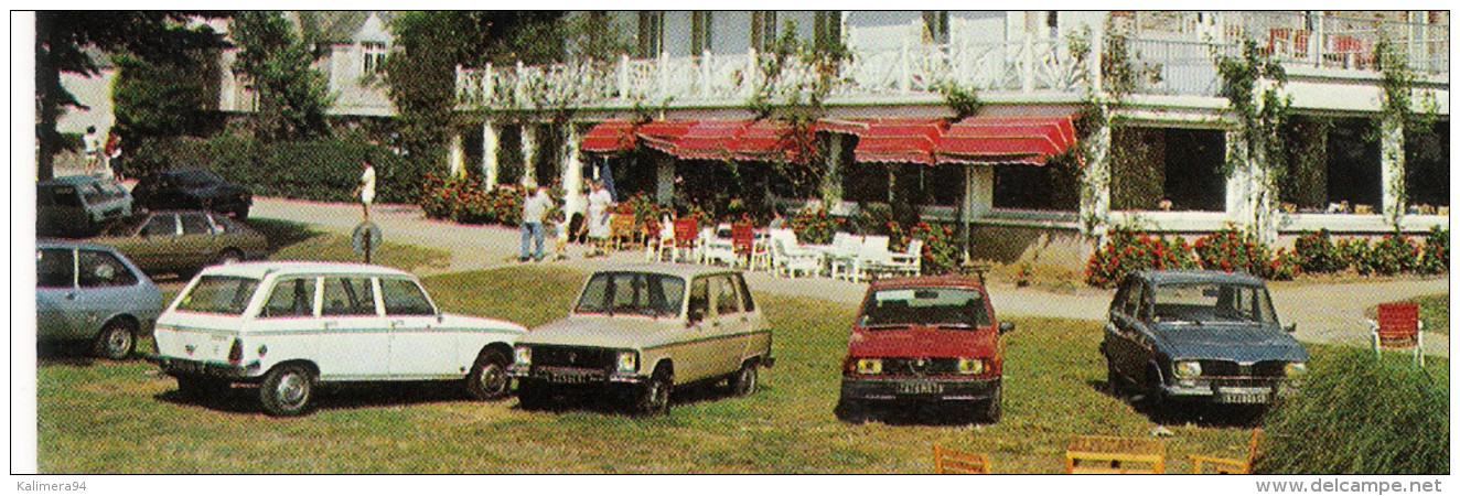 FINISTÈRE  /  LOCQUIREC  /  L´ HÔTEL  DES  BAINS  ( Automobiles Années 70-80  :  RENAULT + CITROËN + PEUGEOT... ) - Locquirec