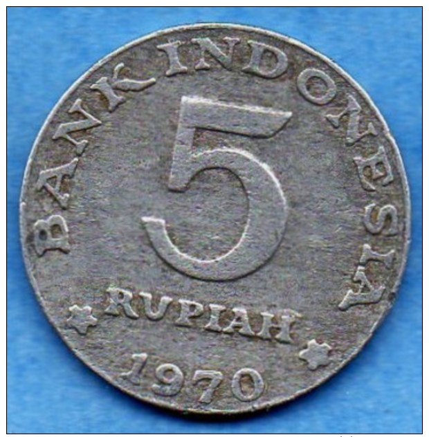 R7/  INDONESIE / INDONESIA 5 RUPIAH 1970 - Indonésie