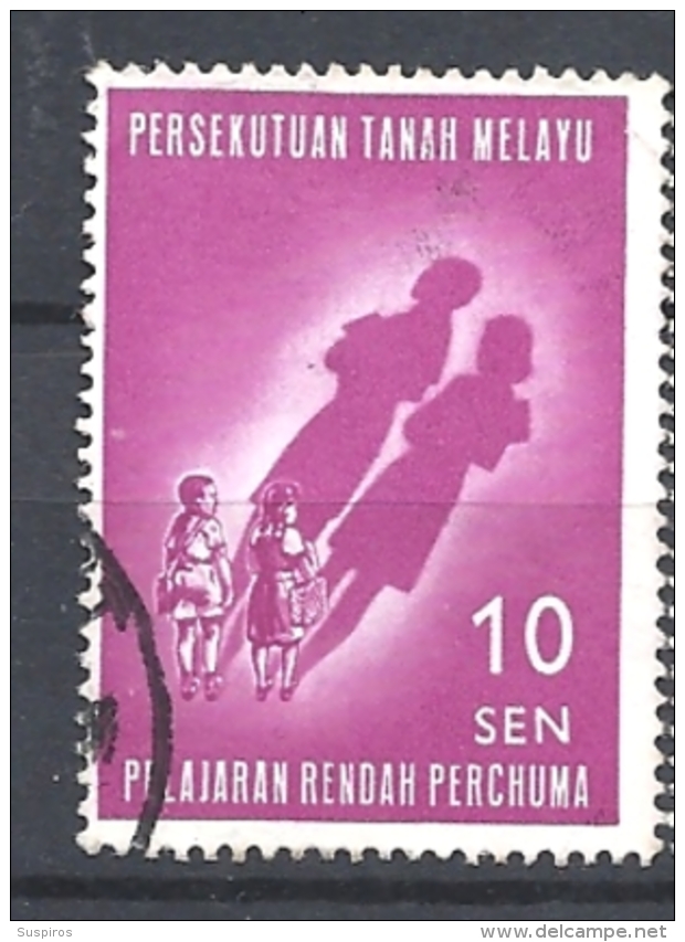 MALESIA   -FEDERATION OF MALAYA    -1962 Free Primary Education - Introduced January 1962     USED - Fédération De Malaya