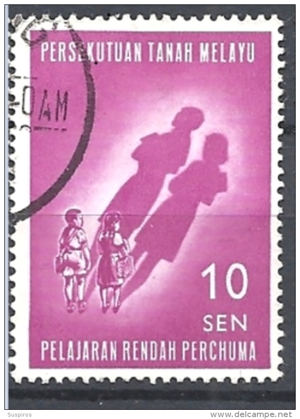 MALESIA   -FEDERATION OF MALAYA    -1962 Free Primary Education - Introduced January 1962     USED - Fédération De Malaya