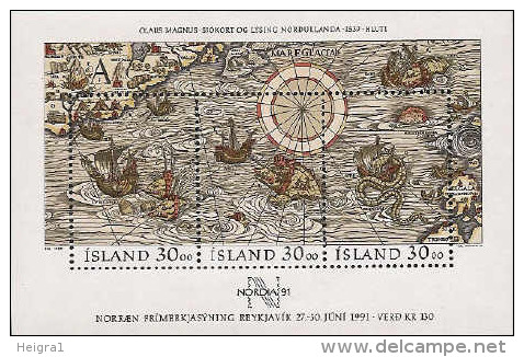 Iceland 1989 MNH/**/postfris/postfrisch Michelnr. Blok/sheet 10 - Blocks & Sheetlets