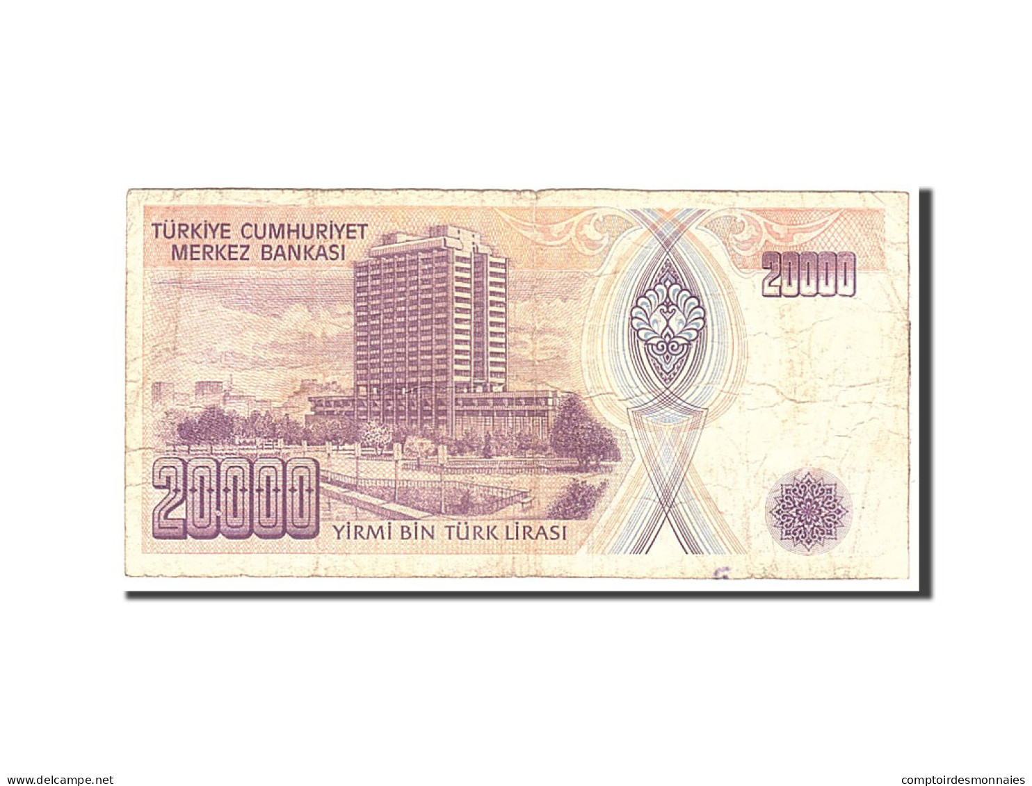 Billet, Turquie, 20,000 Lira, 1970, 1995, KM:202, TB - Turquie